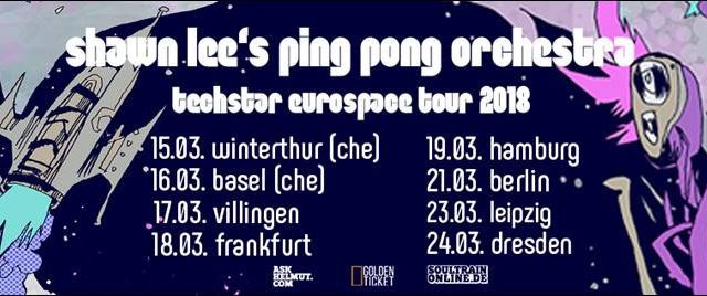 soultrainonline.de präsentiert: Shawn Lee’s Ping Pong Orchestra – Techstar Eurospace Tour 2018!